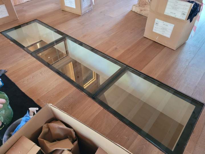 Pose de plancher vitré près de Bordeaux